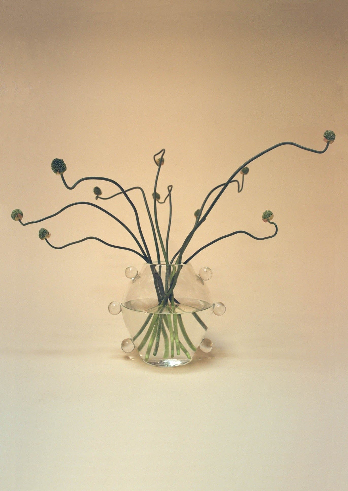 Clear Handblown Glass Vase - Image 5
