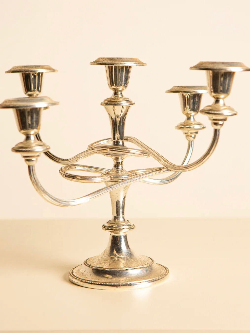 1960s Italian Multi-Candle Candlestick - Image 3