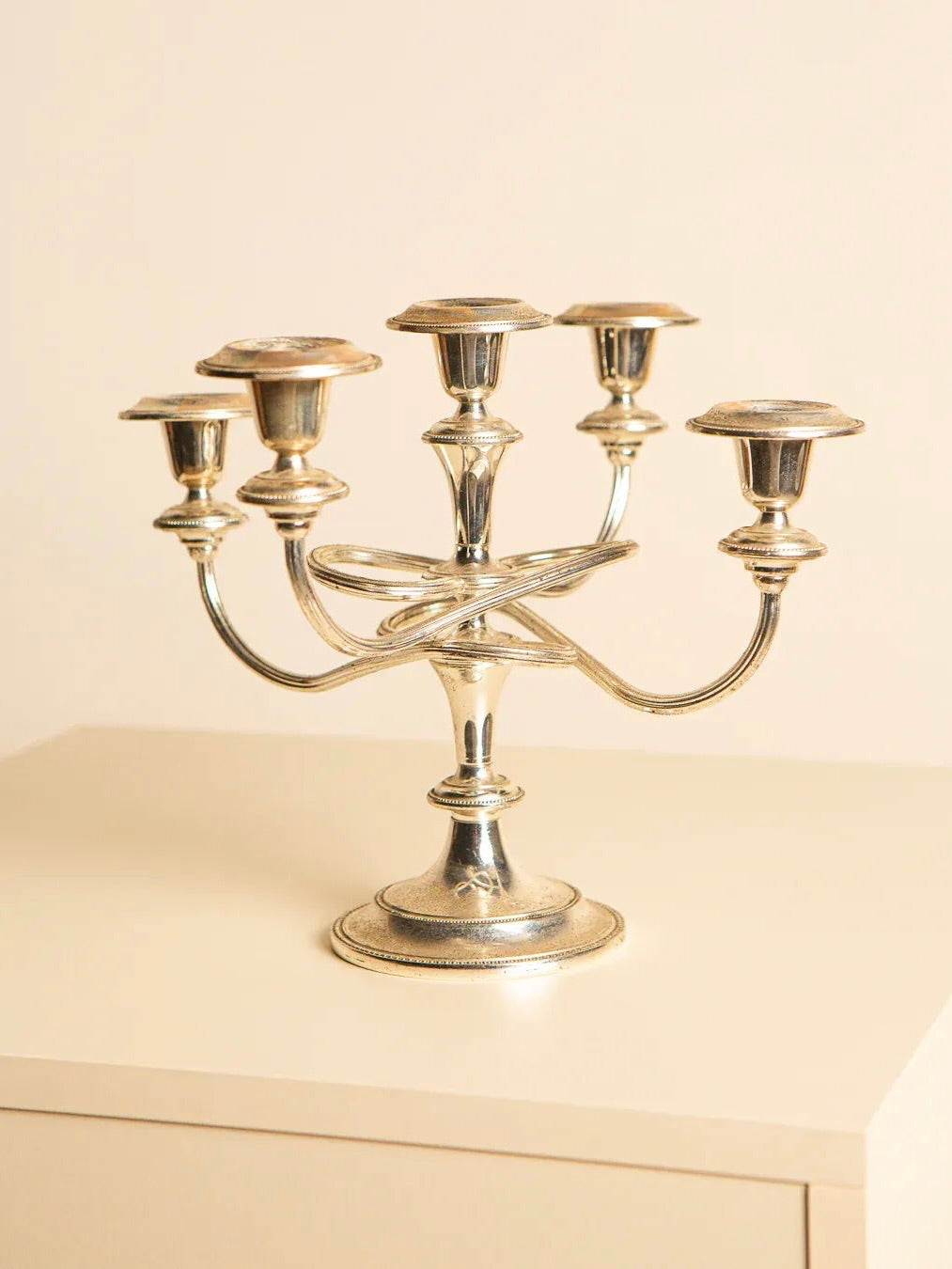 1960s Italian Multi-Candle Candlestick
