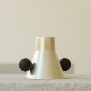 Compact Sculptural Candle Holder