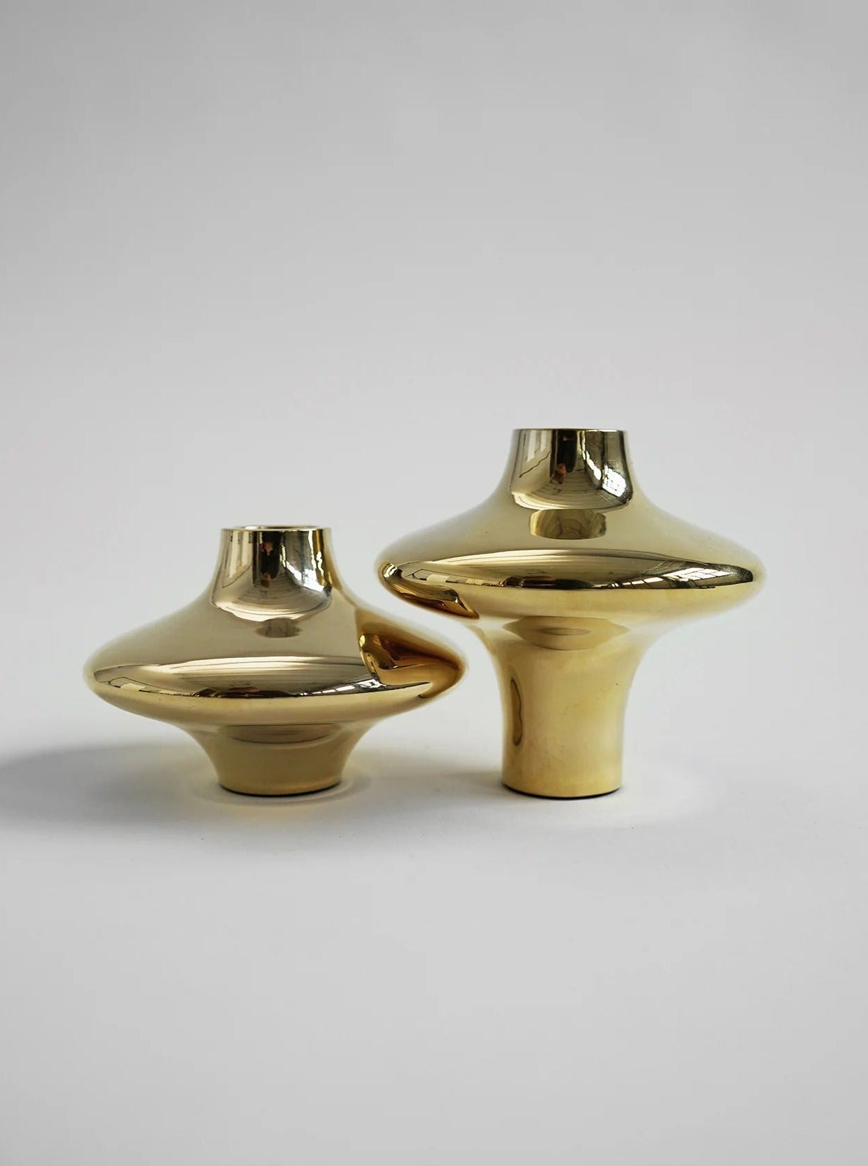 Large Gold Double Silhouette Candle Holder - Image 5