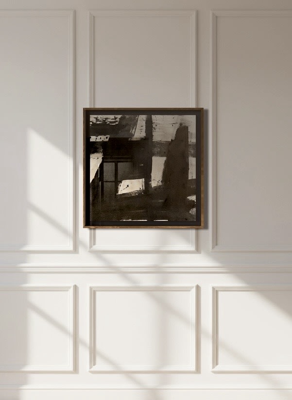 Ink and Charcoal Canvas Wall Art - Image 4