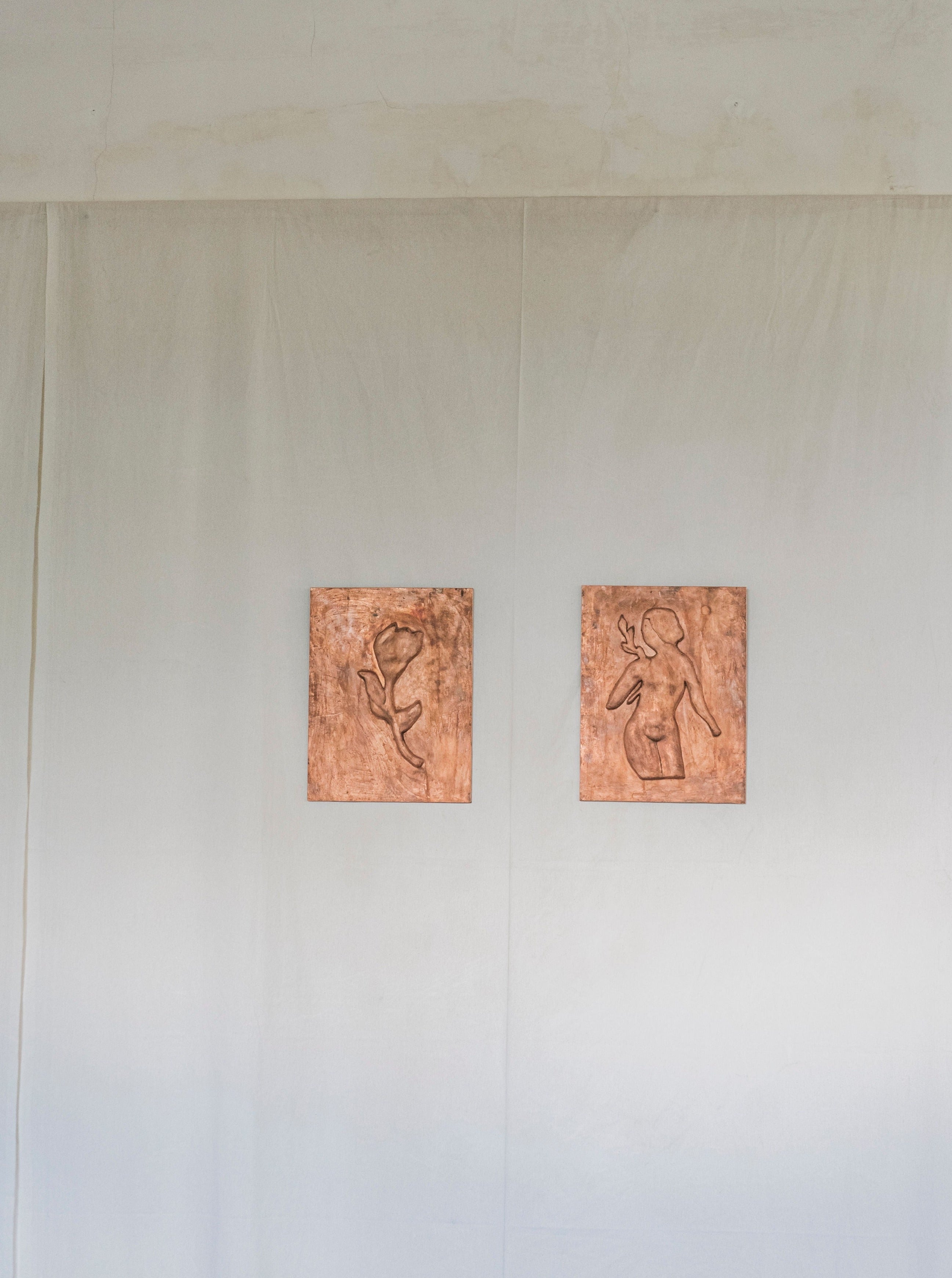Embossed Copper Wall Sculpture - Image 3