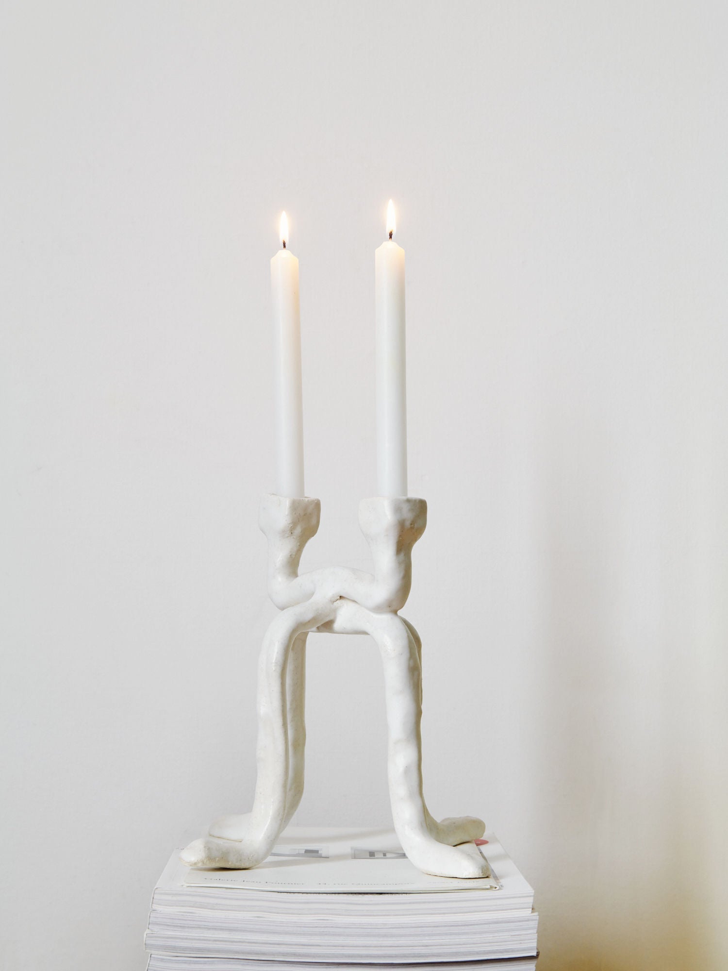 Rounded Sculptural Candle Holder