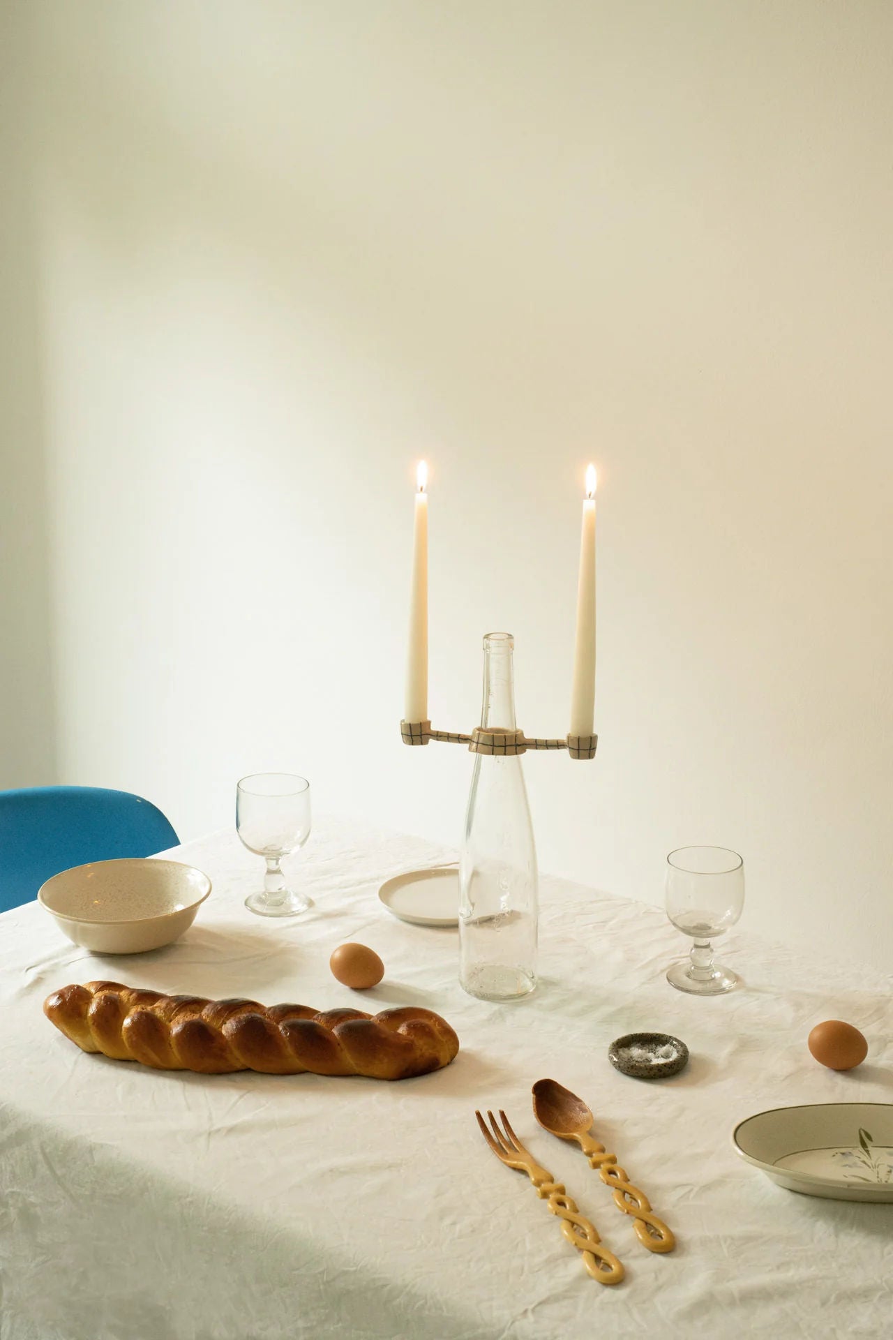 Ceramic Bottle Top Candle Holder - Image 5