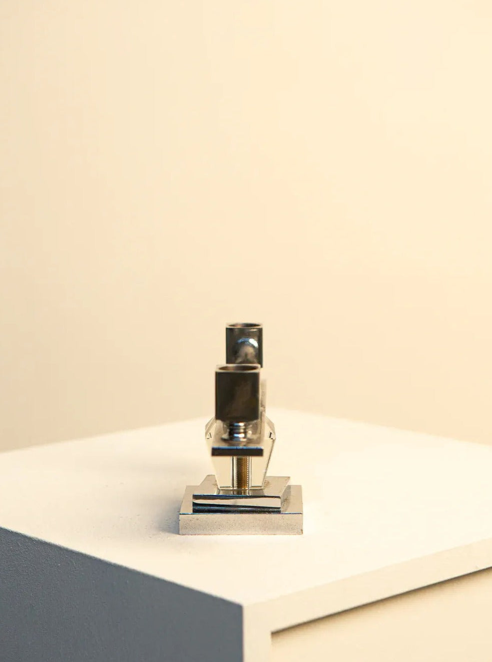 Metal and Plexiglass Candle Holder - Image 3