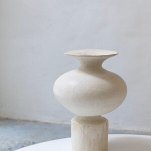 Pearl Glazed Ceramic Vase