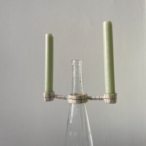Ceramic Bottle Top Candle Holder