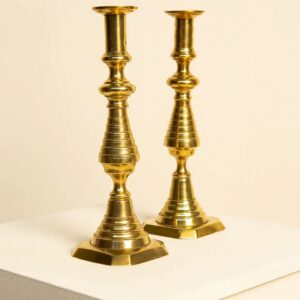 Pair of Vintage Brass Candlesticks