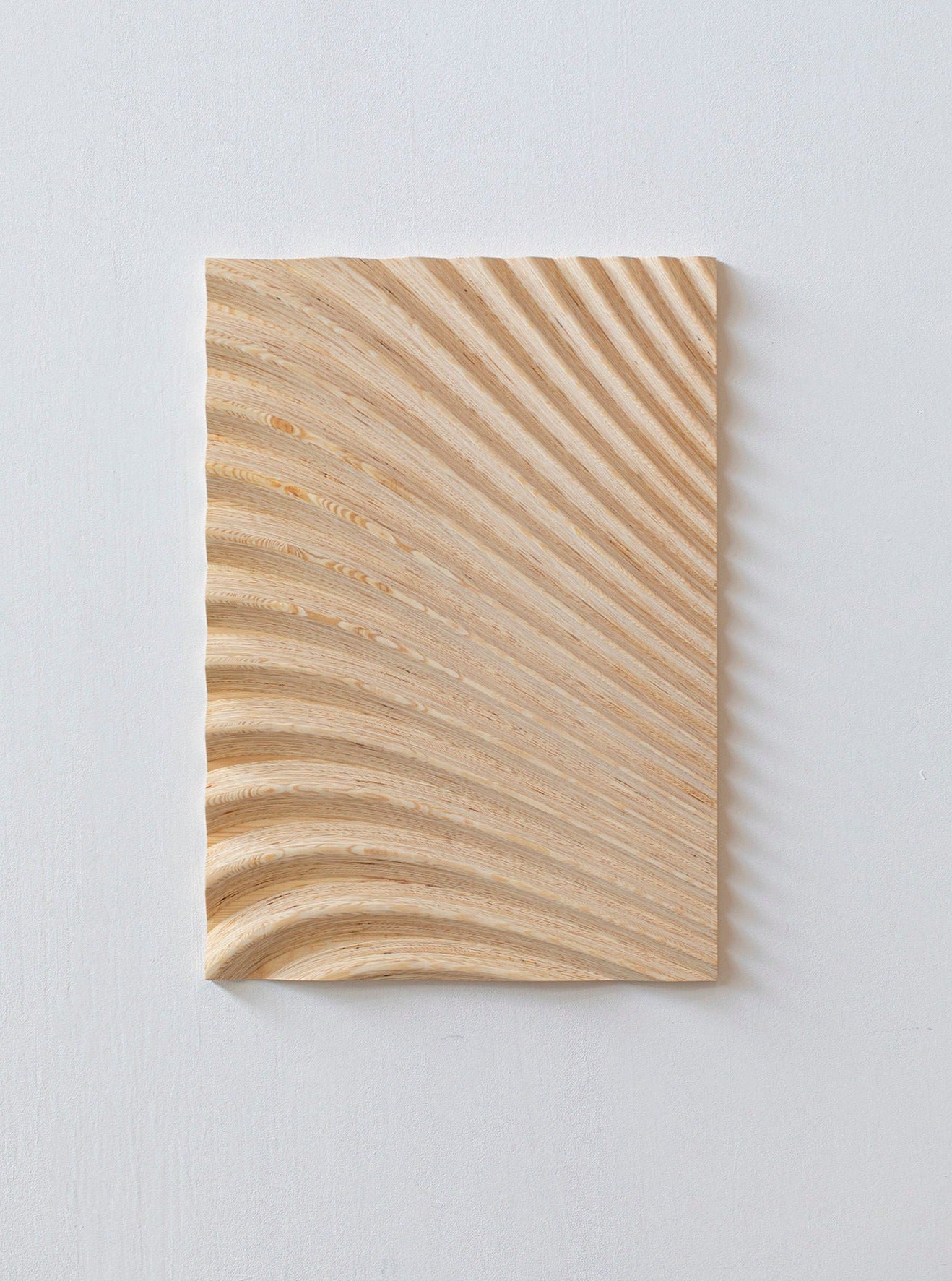 Natural Wood Wave Wall Panel