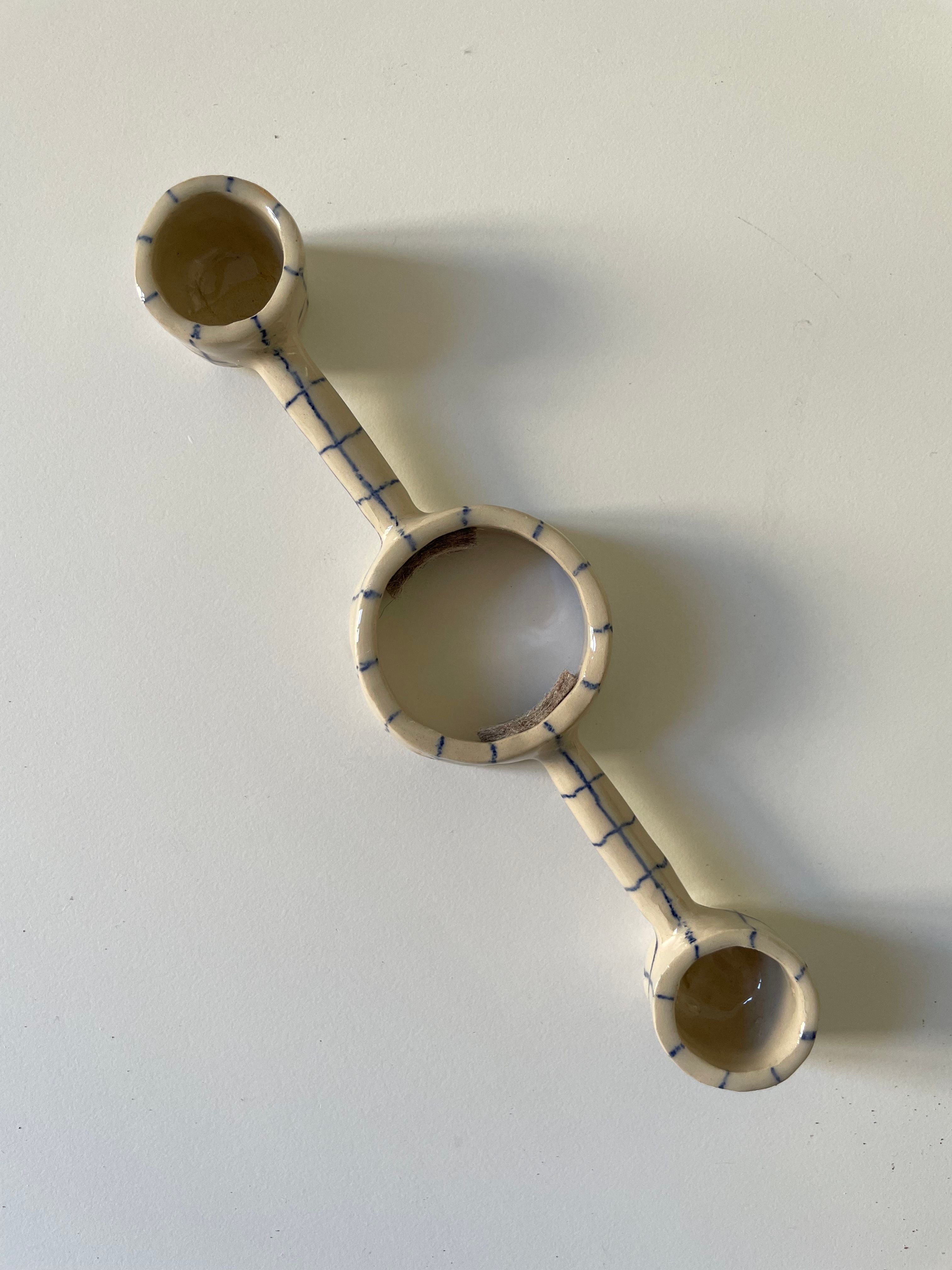 Ceramic Bottle Top Candle Holder - Image 3