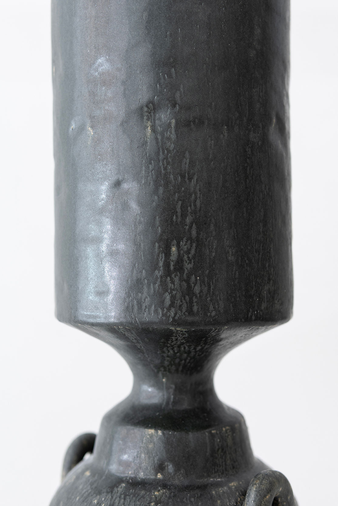 Textured Glazed Ceramic Vase - Image 4