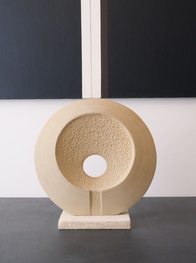 Abstract Limestone Sculpture