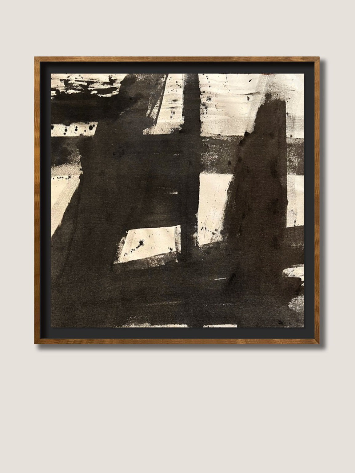 Ink and Charcoal Canvas Wall Art