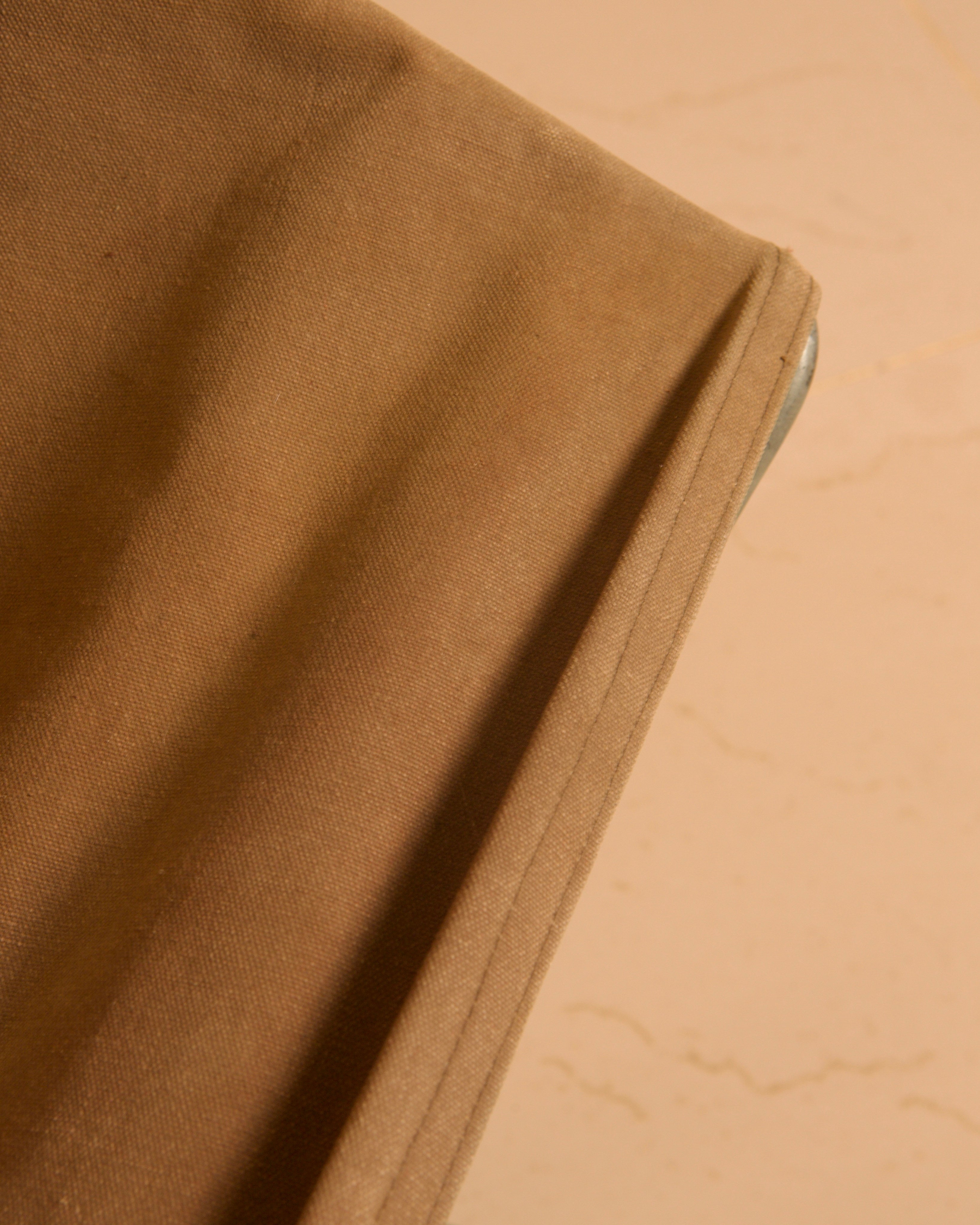 Low Canvas Lounge Armchair - Image 4